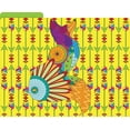 thumbnail image 3 of BARKER CREEK Designer File Folders Set of 12, Boho Animals, Multi-Design, Bohemian on Outside, Solid Colors on Inside, Letter Size, 1/3 Cut Tabs, 12-Pack, Home, School and Office Supplies (1342), 3 of 7
