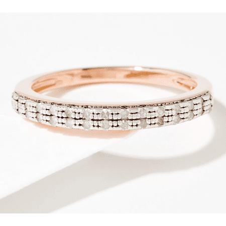 Accents by Affinity Rosetone Sterling Silver Band Ring, Size 6