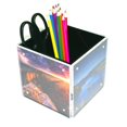 thumbnail image 1 of HESIN 4-side Acrylic Photo Block Cube Tabletop Pen holder Desktop Storage Organizer for Office Classroom Home Packaging Containers of Plastic Picture, 1 of 9