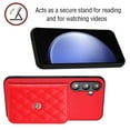 thumbnail image 4 of Allytech Galaxy S23 FE Wallet Case with Shoulder Strap, RFID Blocking Luxury PU Leather Shockproof Cards Slots Stand Anti-Scratch Magnetic Closure Phone Case for Samsung Galaxy S23 FE, Red, 4 of 9
