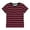 Watermelon Red, variant on lnmuld Cute Tops for Girls Striped Print Short Sleeve Casual Kids Tee Shirt Soft Comfortable Daily Wear for Girls and Boys Color:Green,Size:2-3 Years