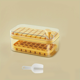 thumbnail image 2 of DEKAXID - Bandeja de silicona para cubitos de hielo con tapa y recipiente de almacenamiento, diseño de liberación con una sola pulsación, molde para hacer hielo fácil de desmoldar, ideal para, 2 of 7