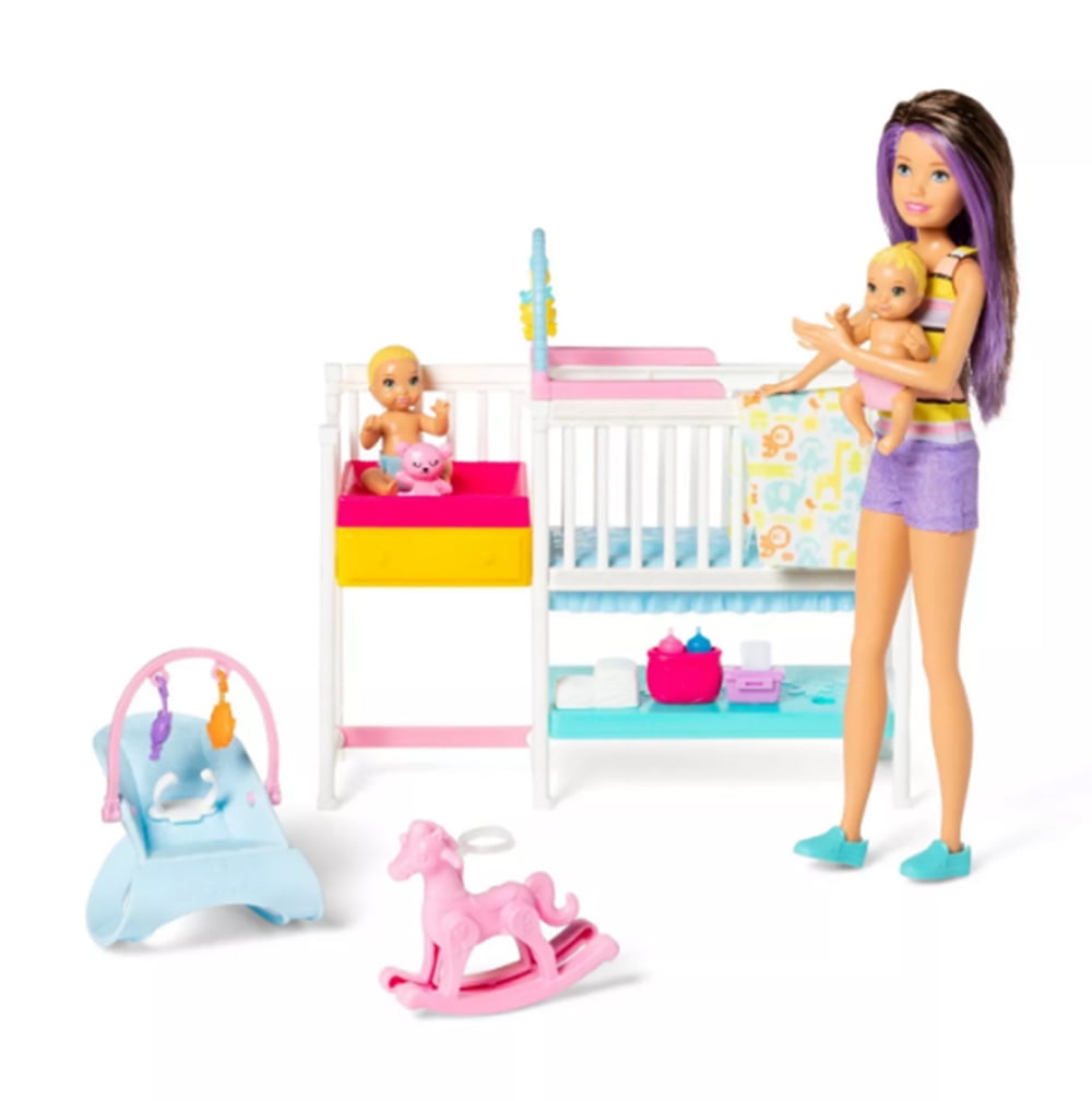 barbie nursery playset