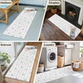 thumbnail image 5 of Happy Easter 2'x6' Runner Rugs for Hallway Kitchen Bedside Non Slip Washable, Spring Rabbits Polka Dots Gray Plaid Entryway Rug Runners with Rubber Backing, Long Carpet Runner for Laundry Room, 5 of 8