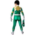 thumbnail image 3 of Guvpev Mighty Morphin Power Rangers Costume, Tommy Oliver Dress Up Costume, Halloween Superhero Cosplay Costume, 3D Spandex Bodysuit Jumpsuit Deluxe Zentai Onesie Outfit for Halloween Party Cosplay, 3 of 6
