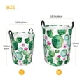 thumbnail image 2 of Lsque Cactus Plants pattern Laundry Hamper Basket, Tall Woven Rope Hamper Basket for Clothes, Lightweight Storage Basket, Collapsible Waterproof-Medium, 2 of 8