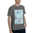 thumbnail image 2 of Bingfone Sailboats Anchors Men'S Loose Fit Short-Sleeve Pocket T-Shirt, 2 of 7