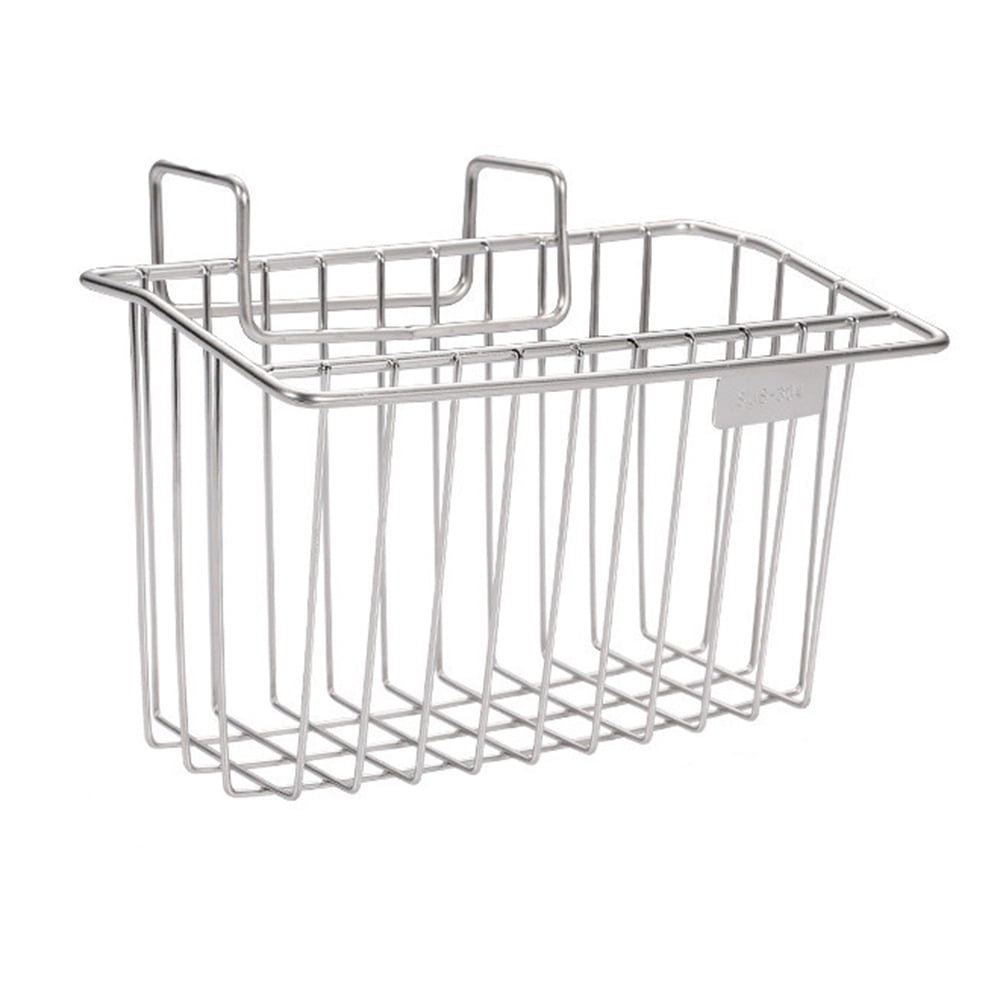 CUH Organizer Caddy Basket Stainless Steel Kitchen Sponge Sink Rack