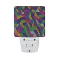 thumbnail image 5 of Yayeee LED Night Light for The Home Plug in With Light Sensors 2 Pack, Colorful Plaid, 5 of 6