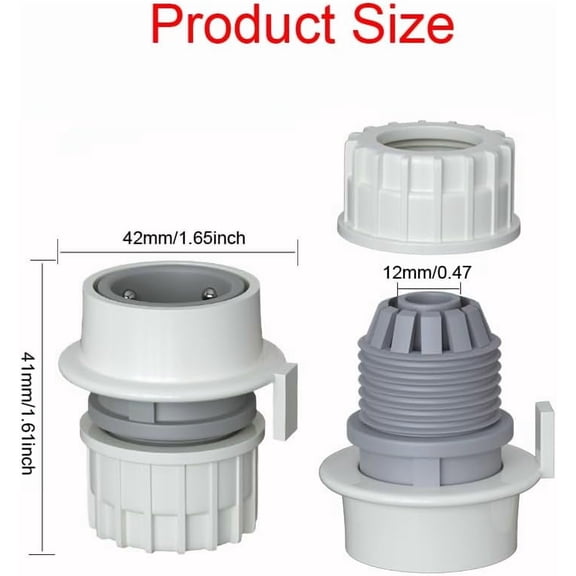 WEIFEI-3 Pack Sink Faucet Quick Connector Faucet to 5/8" Garden Hose Adapter Portable Dishwasher Snap Coupling Adapter for Portable Washer Water Hose Twin Tub Washing Machine Countertop Dishwashe