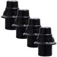 thumbnail image 2 of 4Pcs Light Socket Base Holder Black Cylindrical for Lamp Base Electric Connection Workshops, 2 of 9
