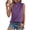 35 #a Purple, variant on Women Elegant Turtleneck Sweater Vest Fall Trendy Casual Solid Sleeveless High Neck Knit Pullover Tank Top Black L