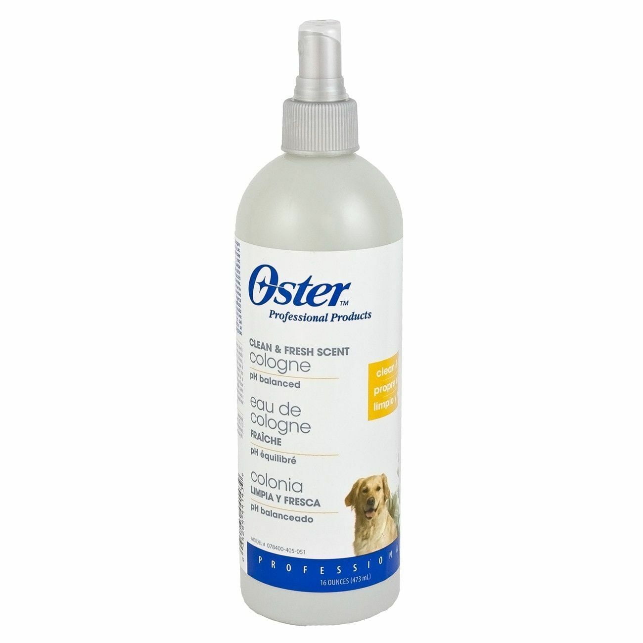 Oster Cologne for Dogs Clean & Fresh Scent 16 oz pH Balanced
