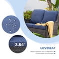 thumbnail image 4 of Ovios 5 Pieces Outdoor Furniture Wicker Patio Sectional Sofa with Side Table, 4 of 6