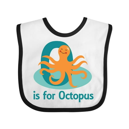 

Inktastic O is for Octopus Monogram Gift Baby Boy or Baby Girl Bib