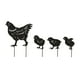 thumbnail image 1 of de de hierro, soporte de simulación de de pequeña, animal de jardín retro al , decoraciones kusrkot Estacas de gallina, 1 of 8
