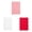 Pink*1+White*1+Red*1, variant on A6 Hardcover Notebook with Pen Loop, Small Pocket Journal Cute Petite Memo Notepad College Ruled, 80 Sheets (160 Pages) per Book, Set of 5 for Purse Daily Notes
