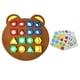 thumbnail image 1 of Wartleves Juego de combinación de formas, juguetes educativos sensoriales de colores, rompecabezas para niños, tablero B, 1 of 7