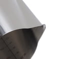 thumbnail image 3 of Riousery 600ml (20.3 oz) Milk Frothing Pitcher 304 Stainless Steel Coffee Steamer Cup with Scale Silver, 3 of 9