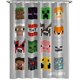 thumbnail image 1 of Cortina de ducha Jay Franco Minecraft Mobs & Blocks 180x180 cm, 1 of 1