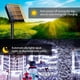 thumbnail image 2 of Guirnalda de luces solares SyouHome, paquete de 6, 72 m, 600 LED, blancas, IP65, 2 of 9