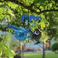 thumbnail image 6 of FYHALE Solar Bee Lights Outdoor, Hanging Bee Solar Garden Lights Decor for Outside, Outdoor Statues Figurine Lights Decorations for Patio Balcony Yard Ornament Housewarming(Blue), 6 of 6