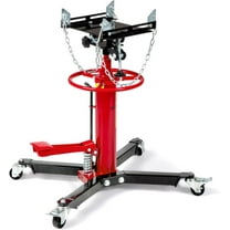 TUFFIOM Hydraulic Transmission Jack, 1,100 lbs,34"-68" Range, 360° Swivel Wheels, Blue
