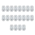 thumbnail image 1 of Tuercas de Perno de Rueda M12x1.5mm Únicas para Ford 34mm Tuercas de Rueda Resistentes Tono Plateado 20 Pcs, 1 of 6