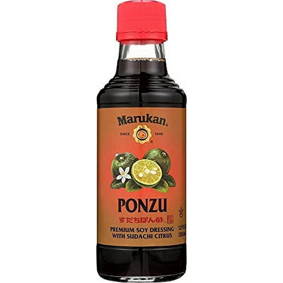 MARUKAN Ponzu Premium Soy Dressing With Sudachi Citrus, 12 fl. oz.
