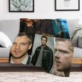 thumbnail image 5 of Max Thieriot Blanket Cool #1 Ultra Soft Flannel Fleece Blanket Stylish Bedroom Living Room Sofa Warm Blanket All Season Use 40"*50" （100 * 130cm）, 5 of 5