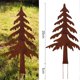 thumbnail image 2 of Arbres pour Pot de Fleurs - Dcoration de Jardin en mtal - Patine Rouille Naturelle, 2 of 5