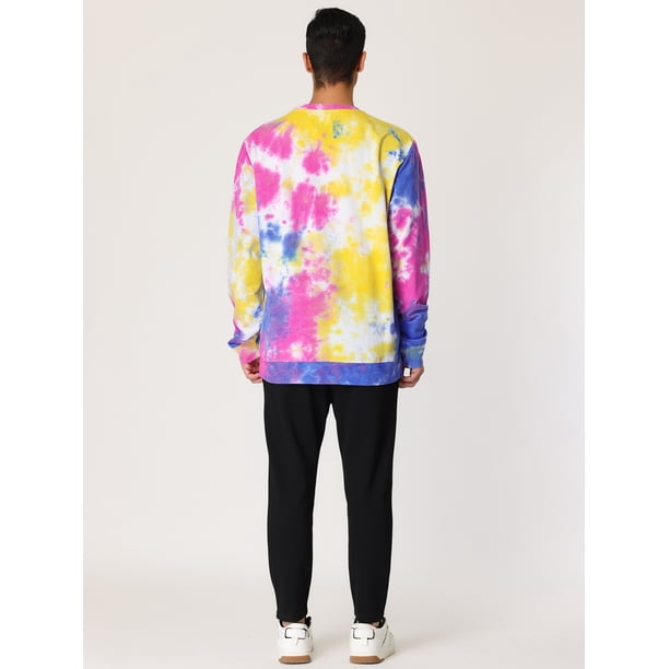 Lars Amadeus Sudadera Con Diseño De Bloque De Color Para Hombre, Cuello