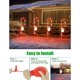 thumbnail image 2 of Luz de bastón de caramelo de Navidad Muleta solar del enchufe de tierra del jardín del ornamento 600mAh del bastón de caramelo para el día de fiesta de la Navidad, 2 of 4