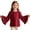A-Red1823, variant on Toddler Girls T-Shirt Basic Ruffle Long Sleeve Tee Lovely Ruffle Bell Sleeve Crewneck Top