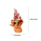 thumbnail image 3 of Adornos navideños, adornos para árboles de Navidad, mini borde para árbol de Navidad, paquete de decoraciones de escritorio para árbol de Navidad, juego de simulación, agujas, conos, adornos de mesa, 3 of 6