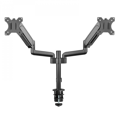 thumbnail image 1 of AnthroDesk Support de Bureau pour Moniteur LCD Double, Modèle à Ressort à Gaz de Luxe, 1 of 6