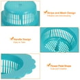 thumbnail image 4 of Uxcell Sink Drain Strainer, Plastic Kitchen Sink Filter Hair Drain Catchers, Blue 2Pack, 4 of 6