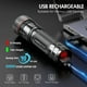 thumbnail image 3 of Linterna recargable WDTPro SFL002, paquete de 2, USB-C, IP65, 3 of 7