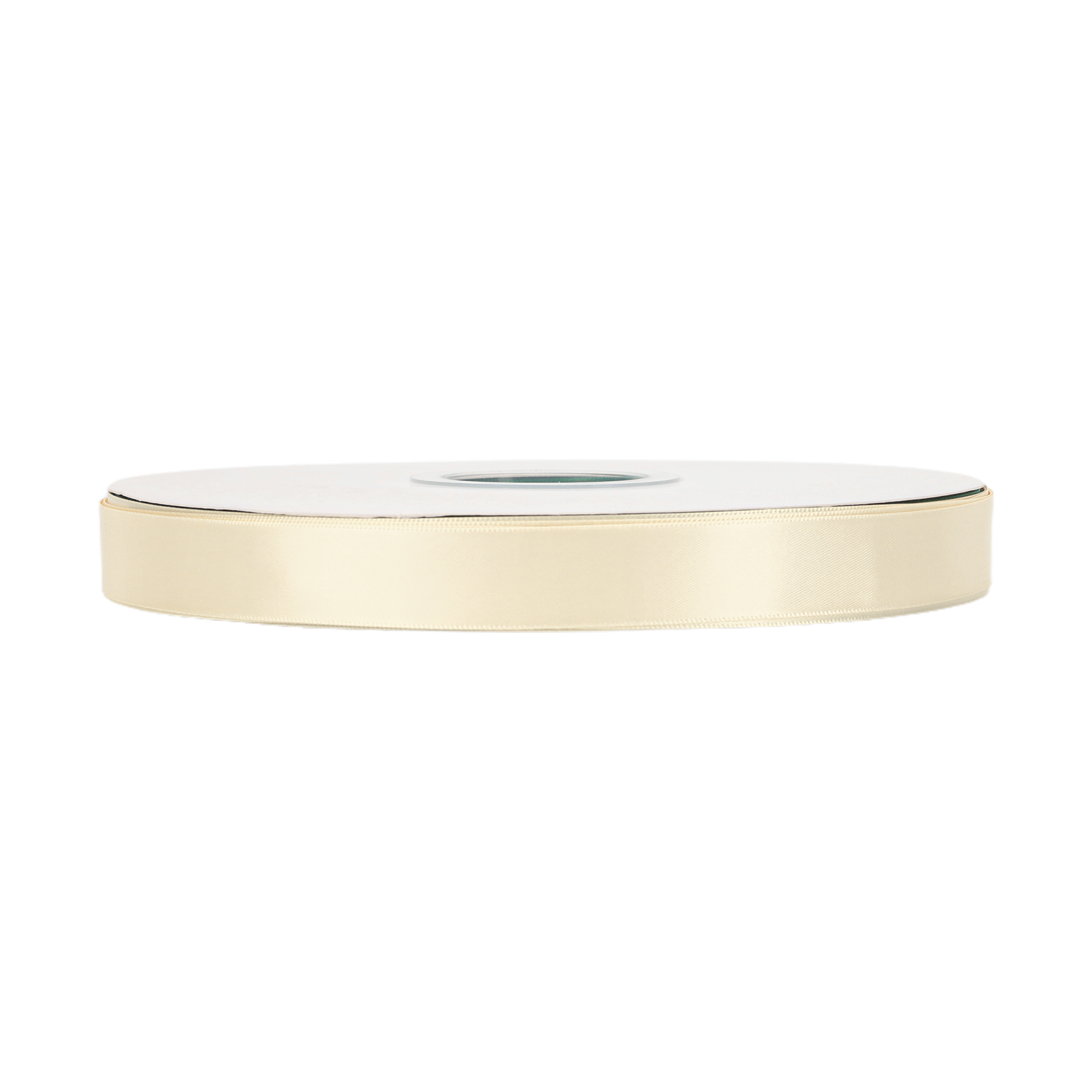 LaRibbons 5/8" White Single Face Satin Ribbon, 100 Yard