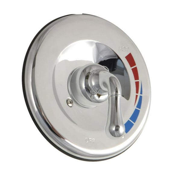 Kingston Brass KB631ET Pressure Balance Valve Trim Only Without Shower & Tub Spout, Polished Chrome