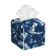 thumbnail image 1 of Fotbe Blue Bus Porta Pañuelos Decorativo de Cuero, Caja Cuadrada Moderna para Pañuelos Faciales, Organizador y Dispensador 5x5x5'', 1 of 7