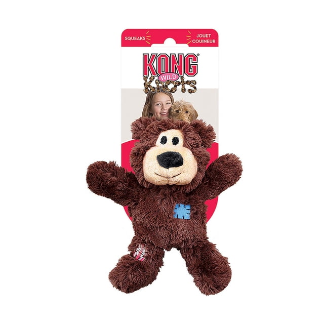 KONG Peluche Oso Wild Knots con Estructura de Cuerda para Perro KONG Peluche Oso