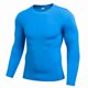 thumbnail image 5 of Camisetas de manga larga para hombre, de secado rápido, para fitness, gimnasio, para otoño y primavera, de compresión, para correr, color rojo, talla S, 5 of 6