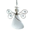 thumbnail image 2 of Delicate 2D Angel Christmas Ornament - Festive Hanging Pendant, Decorative Accessory, Warm Home & Tree Accent for Christmas Holiday Celebrations, E, 6pcs, 2 of 3
