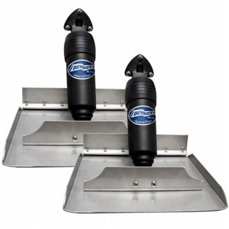 12' Trim Tab - Bennett Trim Tabs BOLT1812 18 x 12 Electric Trim Tab System Control Switch Required