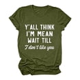 thumbnail image 2 of YHAJDS Women's Basic T-shirts Solid Color Short Sleeve Round Neck Casual Tee Top, 2 of 4