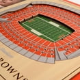 thumbnail image 3 of IDNA Cleveland Browns 3D StadiumViews Picture Frame, 3 of 5