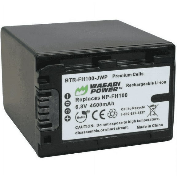 Wasabi Power Battery for Sony NP-FH100 (4600mAh)
