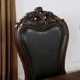 thumbnail image 2 of Furniture of America Albernit Faux Leather Side Chairs in Dark Cherry (Set of 2), 2 of 5