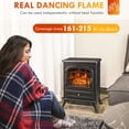 thumbnail image 3 of Chimenea Eléctrica HOMCOM 22" Independiente 725W-1450W Negra, 3 of 9